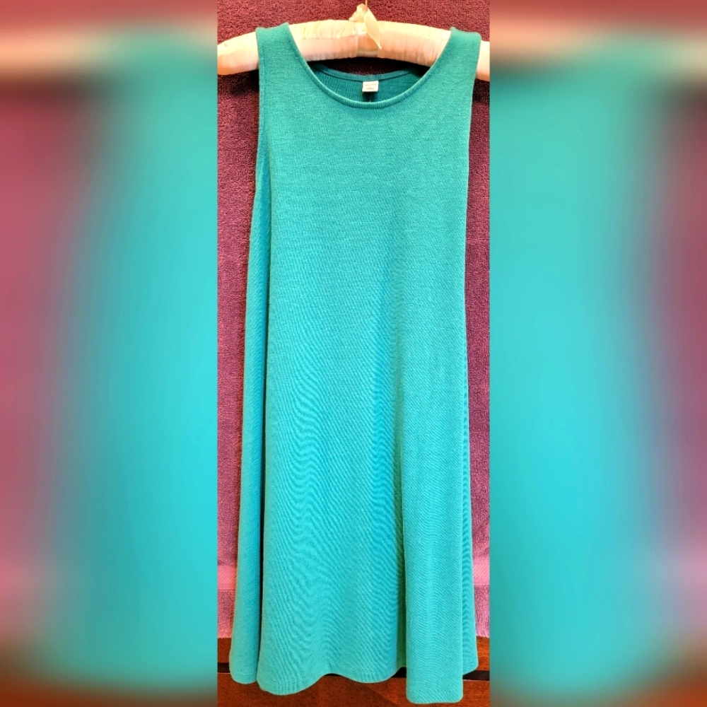 Teal Sleeveless Dress